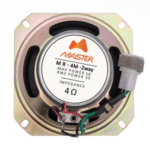 بلندگوی 4 اینچ توییتردار ماستر مدل MR4M2WAY (نمای پشت)