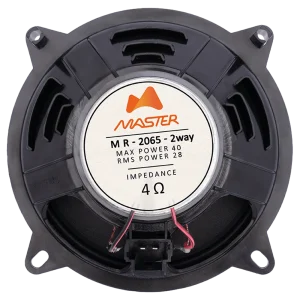 بلندگوی ماستر 5.5 اینچ توییتردار پژو 206 مدل MR2065-2WAY (نمای پشت)