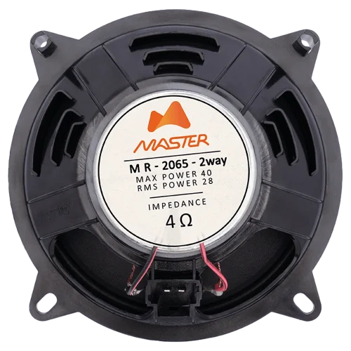 بلندگوی ماستر 5.5 اینچ توییتردار پژو 206 مدل MR2065-2WAY (نمای پشت)