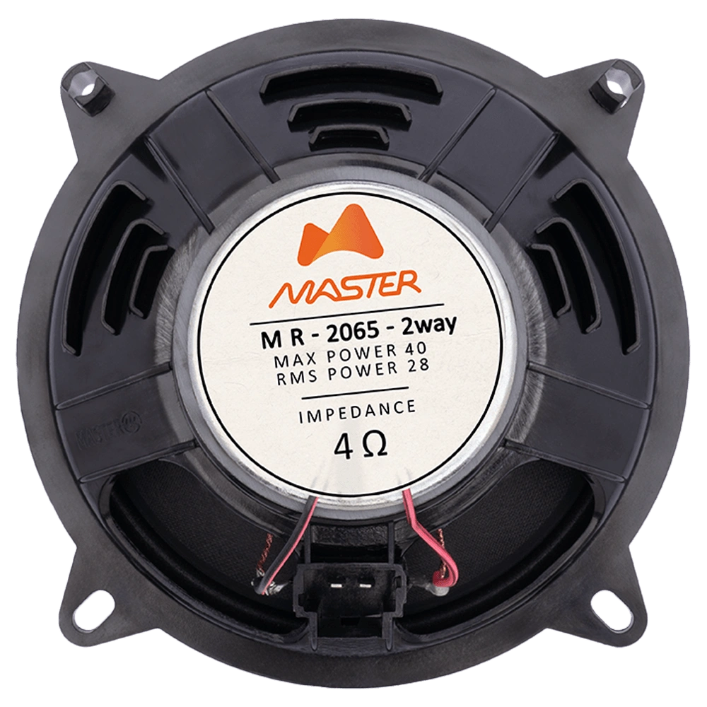 بلندگوی ماستر 5.5 اینچ توییتردار پژو 206 مدل MR2065-2WAY (نمای پشت)