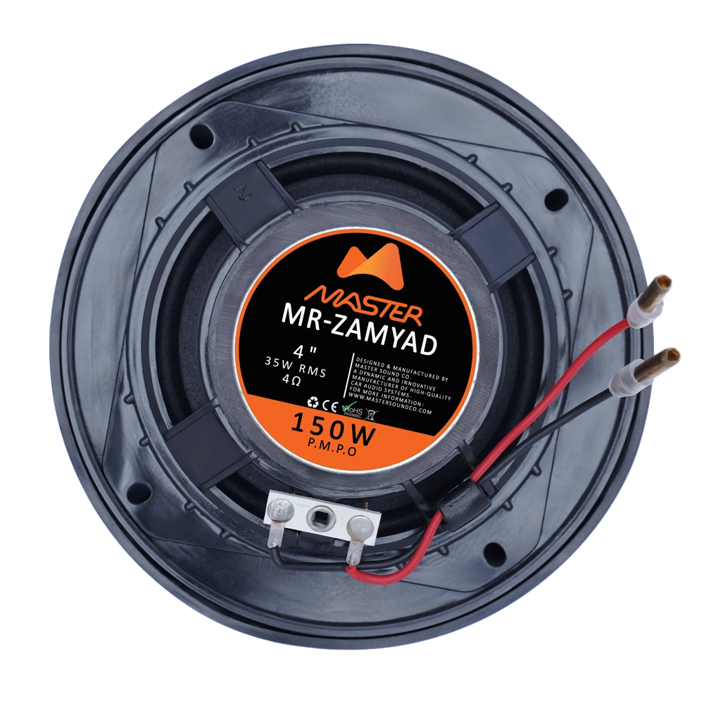 بلندگوی ماستر 4 اینچ زامیاد مدل MR-ZAMYAD (نمای پشت)