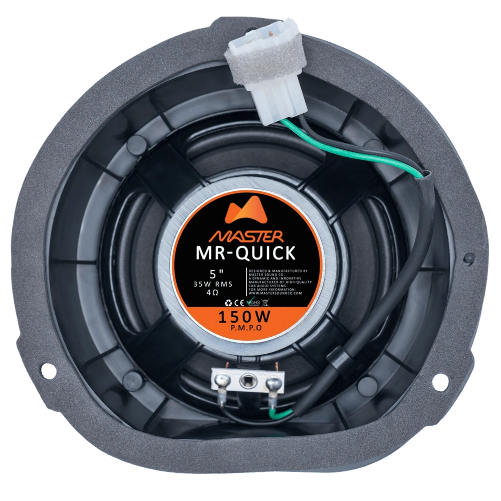 بلندگوی ماستر 5 اینچ جلوی کوییک مدل MR-QUICK (نمای پشت)