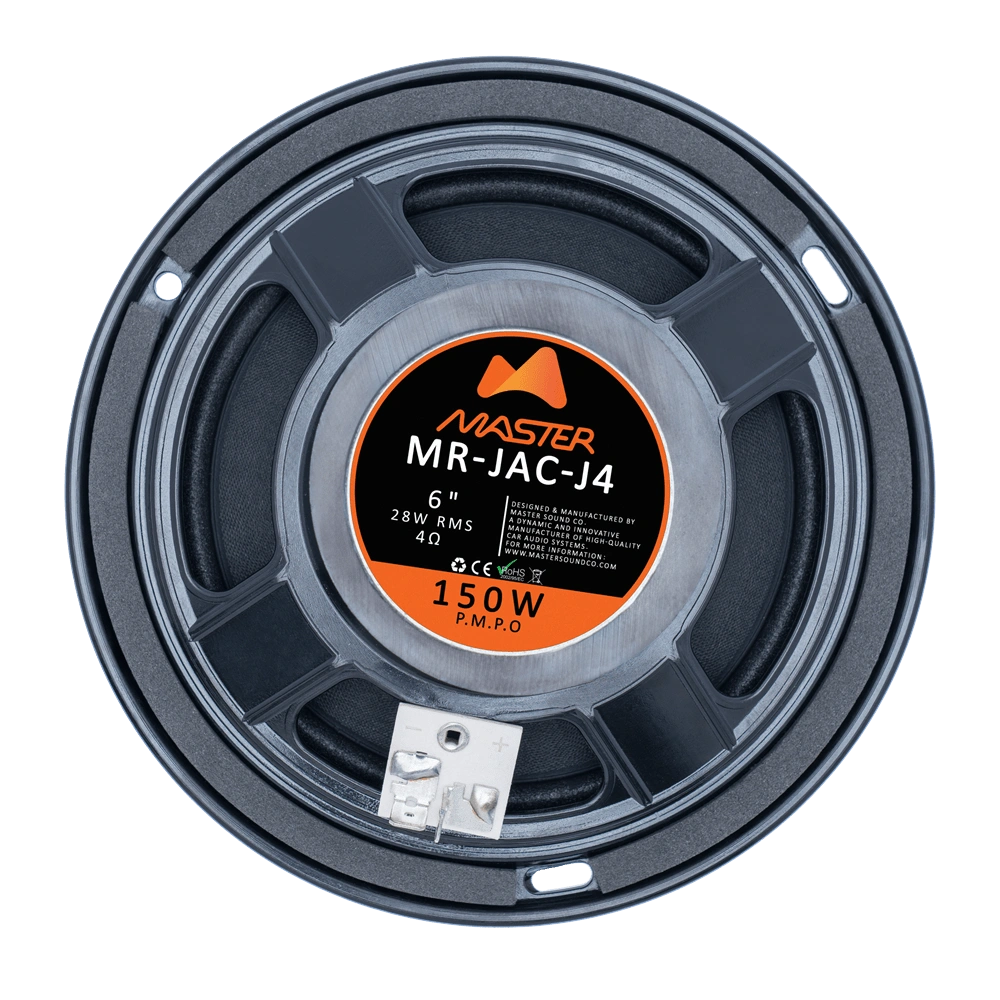 بلندگوی ماستر 6 اینچ جک J4 مدل MR-JAC-J4 (نمای پشت)