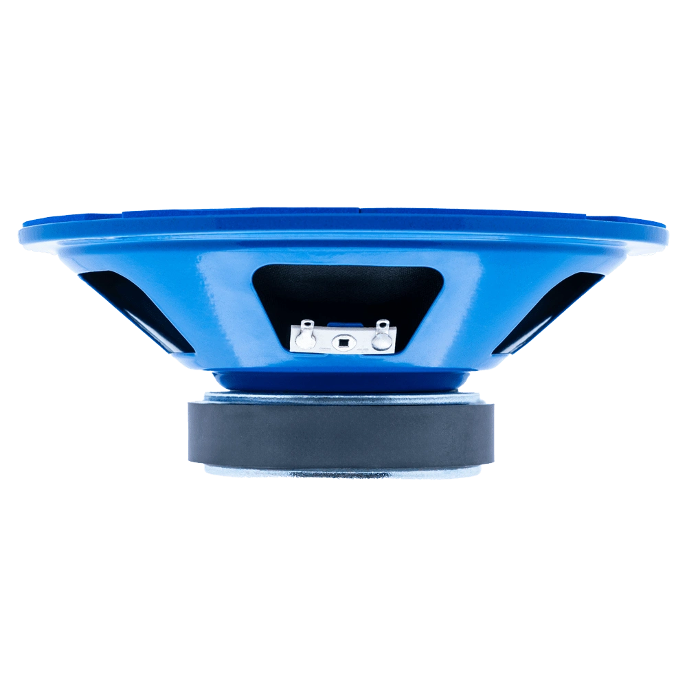 بلندگوی ماستر 6.5 اینچ فلزی میدرنج رنگ آبی مدل MR-620B (نمای کنار)