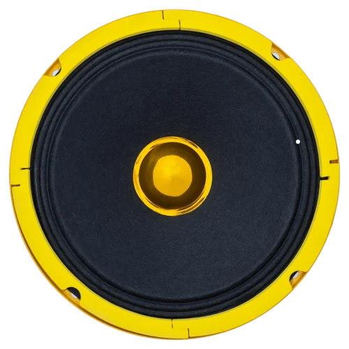بلندگوی ماستر 6.5 اینچ فلزی میدرنج رنگ زرد مدل MR-620B (نمای روبرو)