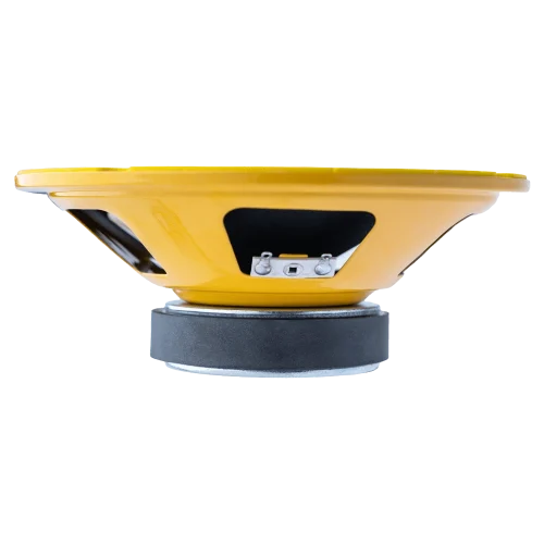 بلندگوی ماستر 6.5 اینچ فلزی میدرنج رنگ زرد مدل MR-620B (نمای کنار)